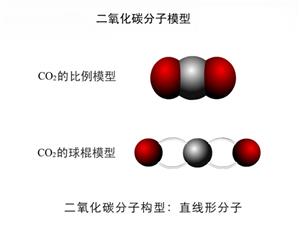 二氧化碳分子模型