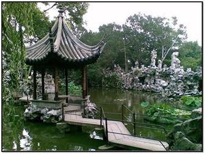 湖中亭榭