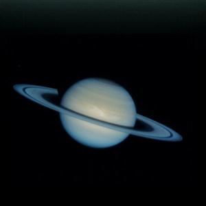 哈勃望远镜观察的土星