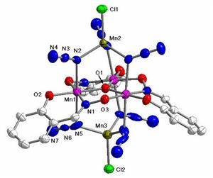 化合物——阴离子部分的晶体结构