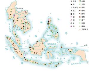 东南亚物产分布