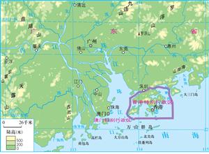 珠江三角洲地形