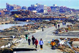 日本地震后