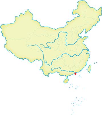香港在中国位置