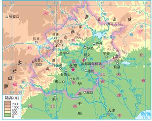 北京地形
