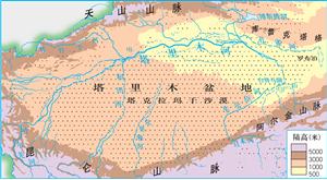 塔里木盆地和塔里木河