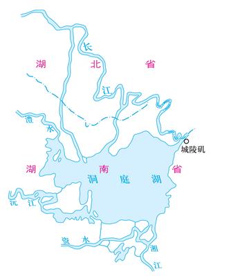 17世纪中期洞庭湖