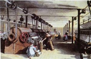 工业革命时期的棉纺厂