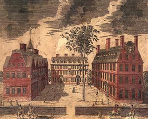 1725年的哈佛学院