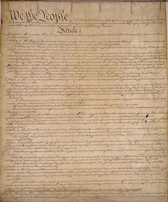 1787年宪法第一页