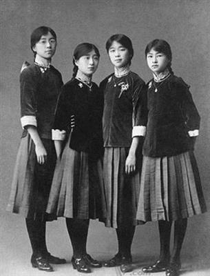 民国时期的女子校服