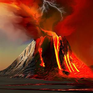 火山的喷发