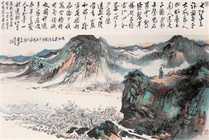 《念奴娇   赤壁怀古》诗意图1