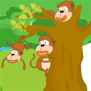 The cap seller and monkeys