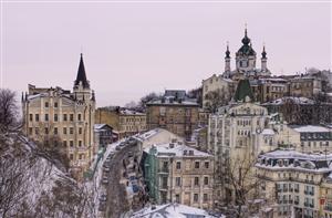 乌克兰雪景