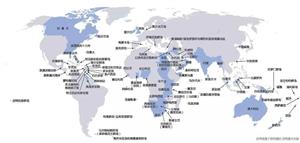 英国殖民地分布图