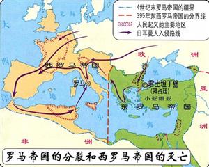 罗马帝国的分裂和西罗马帝国的灭亡