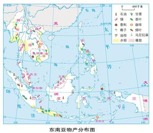 9.12 东南亚物产的分布