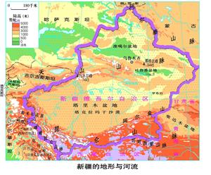 7.13 新疆的地形与河流